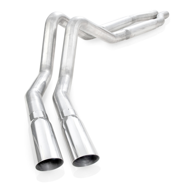 Ford F-150 Performance Exhaust - Behind Passenger Rear Tire - Stainless Works - Catback, S-Tube, Polished Tips - `11-`14 Ford F-150 Performance Exhaust - Behind Passenger Rear Tire - Stainless Works - Catback, S-Tube, Polished Tips - `11-`14